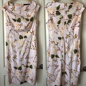 Zara Boat Neck Floral Dress